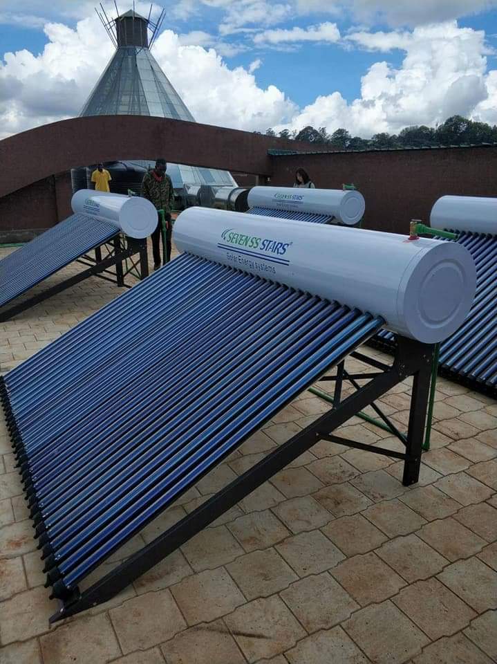 Solar water heating units